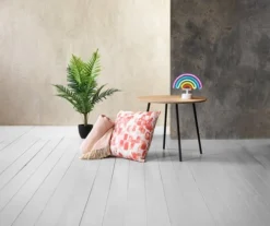 Bout De Canapé NYBO Ø55 Coloris Chêne/noir -Ambiance Maison 111192