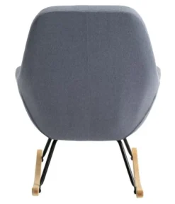Fauteuil à Bascule NEBEL Bleu Clair -Ambiance Maison 114731