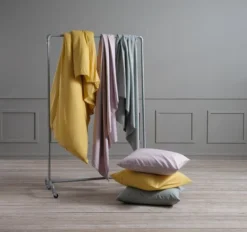 Parure De Lit ELLEN 200x220 Jaune 7 Parure De Lit ELLEN 200x220 Jaune -Ambiance Maison 121460