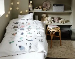 Parure De Lit Junior ALICE 100x140 Vert -Ambiance Maison 128452