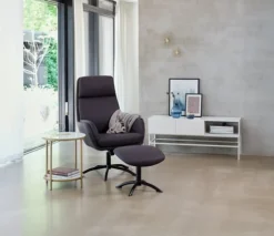 Fauteuil A/repose-pied TANKEFULD Gris Foncé 13 Fauteuil A/repose-pied TANKEFULD Gris Foncé -Ambiance Maison 128791