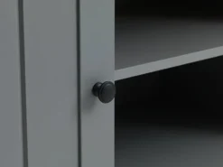 Meuble TV MARKSKEL Gris/chêne -Ambiance Maison 131392