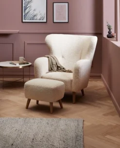 Fauteuil VILDSUND Blanc Cassé -Ambiance Maison 131860