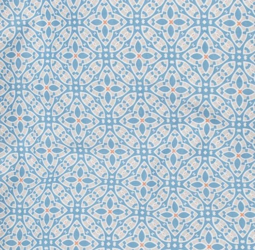 Parure De Lit Satin TINA 240x220 Bleu 2 Parure De Lit Satin TINA 240x220 Bleu – Image 2