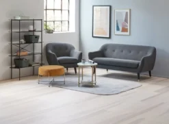 Table Basse GADEVANG Ø65 Blanc/doré -Ambiance Maison 132532