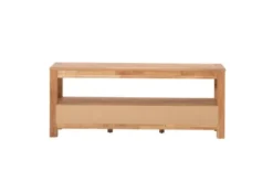 Royal Oak Meuble TV HAGE 139 Cm 3 Tiroirs Chêne -Ambiance Maison 132786