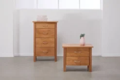 Royal Oak Commode 4 Tiroirs KAGERUP étroit Chêne -Ambiance Maison 132815