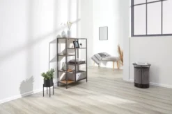 Étagère TRAPPEDAL 5 Tablettes Chêne/noir -Ambiance Maison 137722