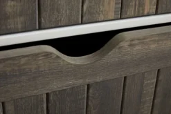 Commode OLDEKROG 7 Tiroirs Blanc/gris -Ambiance Maison 137779 1