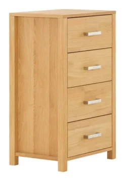 Royal Oak Commode 4 Tiroirs HUGGET étroit Chêne -Ambiance Maison 156482