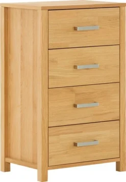 Royal Oak Commode 4 Tiroirs HUGGET étroit Chêne