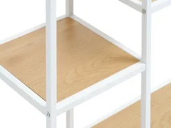 Étagère TRAPPEDAL 7 Tablettes Chêne/b. -Ambiance Maison 161845