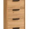 Commode 5 Tiroirs étroits JENSLEV Chêne