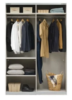 Armoire SALTOV 150x222 Blanc -Ambiance Maison 162305