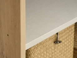 Armoire SALTOV 204x222 Chêne/noir -Ambiance Maison 162318