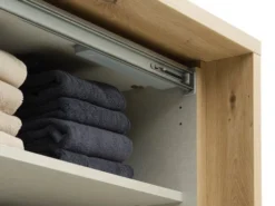 Armoire SALTOV 150x222 Chêne/noir -Ambiance Maison 162339 1