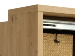 Armoire SALTOV 150 A/cadre Chêne -Ambiance Maison 162342 2