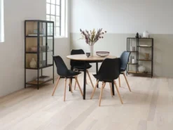 Étagère TRAPPEDAL 5 Tablettes Chêne/noir -Ambiance Maison 165113