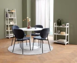 Bibliothèque HERNING 3 Tablettes Blanc -Ambiance Maison 165131 1