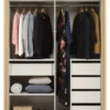 Armoire SALTOV 150 Cadre+lot Accessoires Chêne