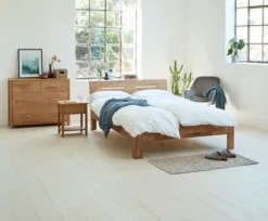 Royal Oak Commode HUGGET 4 Tiroirs Larges Chêne -Ambiance Maison 165535