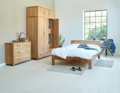 Royal Oak Meuble Haut HUGGET 139x43 Chêne -Ambiance Maison 165537 1