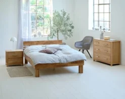 Royal Oak Commode HUGGET 4 Tiroirs Larges Chêne -Ambiance Maison 165652