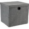 Boîte Rangement FRILO L32xL30xH29cm Gris