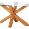 Royal Oak Table Basse AGERBY 60x100 Verre/chêne