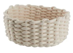Panier BIRDAL Ø29xH12cm Blanc