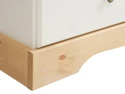 Armoire ROLD 251×216 Blanc/pin -Ambiance Maison 181774 2