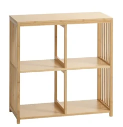 Devant 23 Étagère BALLUM 4 Tablettes Bambou