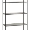 Étagère HORBELEV 5 Tablettes Larges Noir