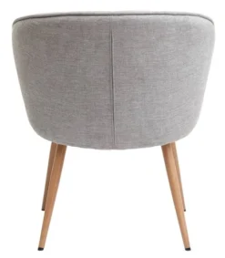 Fauteuil HOLMDRUP Gris/chêne -Ambiance Maison 185427