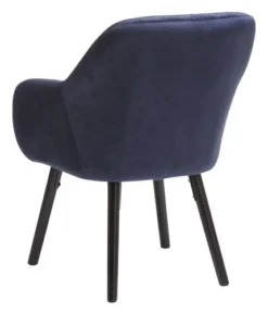 Fauteuil UDSBJERG Velours Bleu -Ambiance Maison 185435