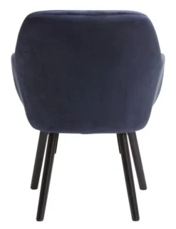 Fauteuil UDSBJERG Velours Bleu -Ambiance Maison 185436