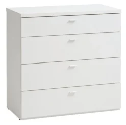 Commode 4 Tiroirs BRODAL Blanc