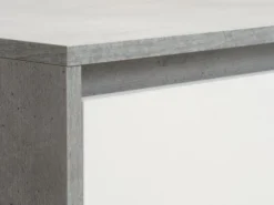 Armoire BILLUND 119x193 Blanc/béton -Ambiance Maison 185901