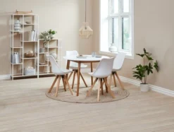 Étagère TRAPPEDAL 7 Tablettes Chêne/b. -Ambiance Maison 186933