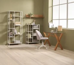 Étagère TRAPPEDAL 7 Tablettes Chêne/b. -Ambiance Maison 188027