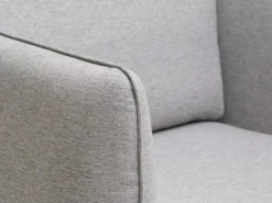 Fauteuil AARHUS Gris Clair -Ambiance Maison 188278