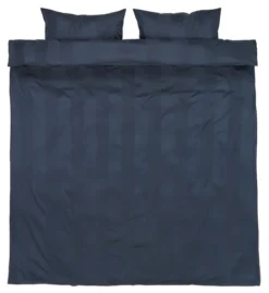 Parure De Lit Satin BARBO 240x220 Bleu Foncé