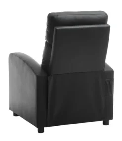 Fauteuil Inclinable HOVEN Noir 7 Fauteuil Inclinable HOVEN Noir -Ambiance Maison 192845 1