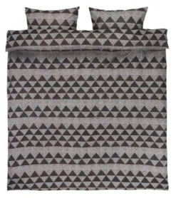 Parure De Lit Seersucker EMMY 240x220 Gris