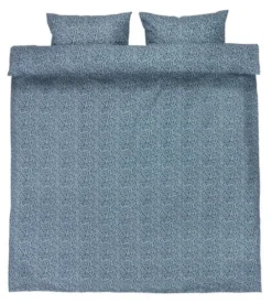 Parure De Lit Seersucker DEBBIE 240x220 Bleu