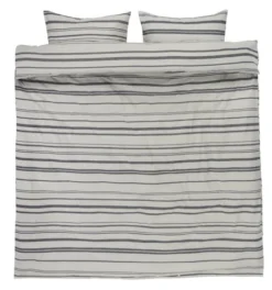 Parure De Lit Flanelle LISSI 240x220 Gris