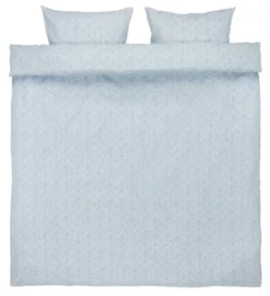 Parure De Lit Seersucker ANNI 240x220 Bleu