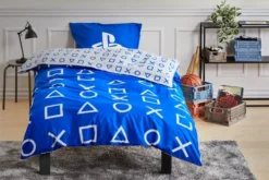 Parure De Lit PLAYSTATION 140x200 Bleu -Ambiance Maison 199757