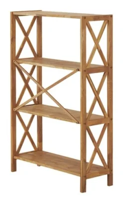 Royal Oak Étagère JANNERUP Large 4 Tablettes Chêne -Ambiance Maison 200164