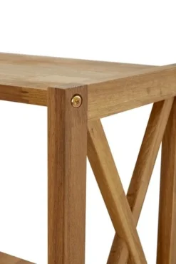 Royal Oak Étagère JANNERUP étroit 4 Tablettes Chêne -Ambiance Maison 200188